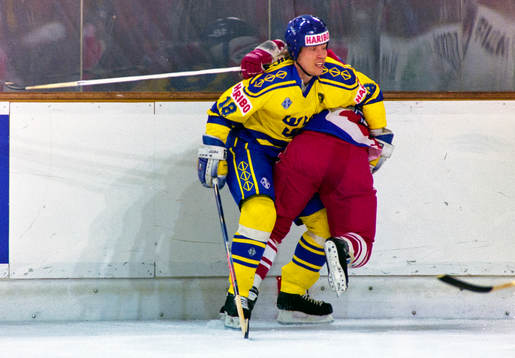 Ishockey, VM, Semifinal, Sverige - Tjeckien, 4-3