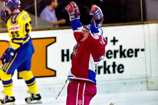 Ishockey, VM, Semifinal, Sverige - Tjeckien, 4-3