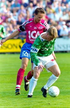 Mikael Ragvald, Helsingborg i ryggen på bragespelare