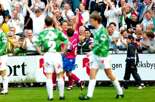 Mikael Ragvald, Helsingborg, jublar