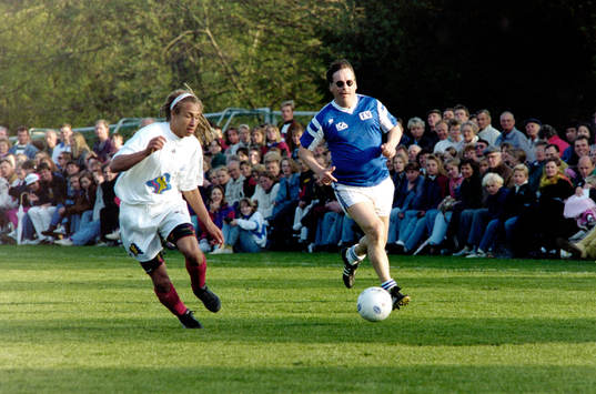 Henrik Larsson och Sven Melander
