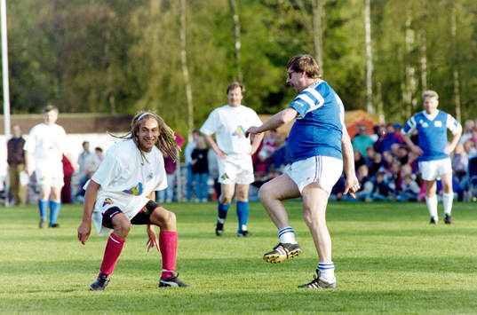 Henrik Larsson och Sven Melander