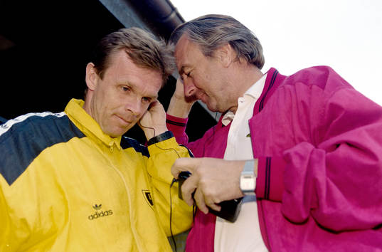 Anders Linderoth, tränare och Bo Nilsson, Hässleholm
