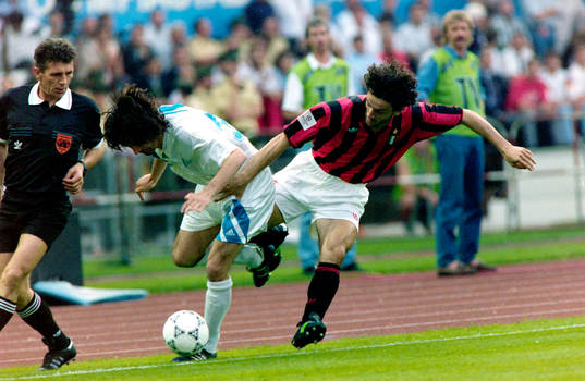 Fotboll, Champions League, Final, Olympique Marseille -