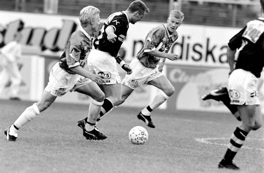 Fotboll, Allsvenskan, AIK - Halmstad, 2-3