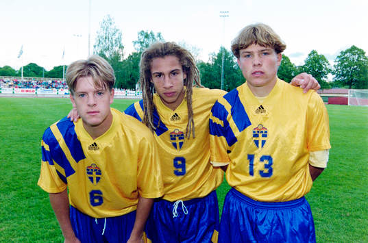 Jesper Ljung, Henrik Larsson och Ola Nilsson, Sverige