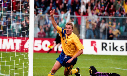 Stefan Landberg jublar