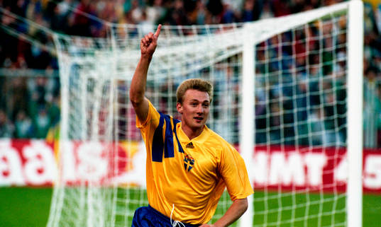 Stefan Landberg jublar