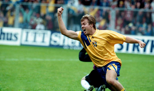 Tomas Brolin jublar