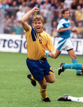 Tomas Brolin, Sverige jublar