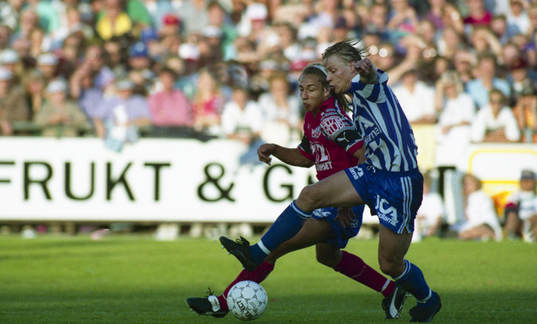 Henrik Larsson, Helsingborg och Mikael Nilsson, Göteborg
