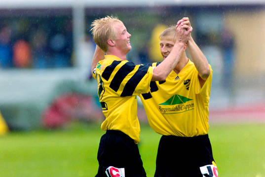 Percy Olsson och Christer Andersson, Hässleholm jublar