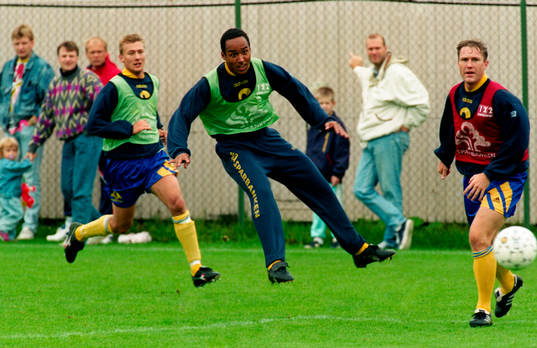 Stefan Landberg, Martin Dahlin och Jan Eriksson
