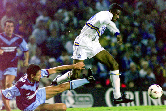 Brian Deane of Leeds