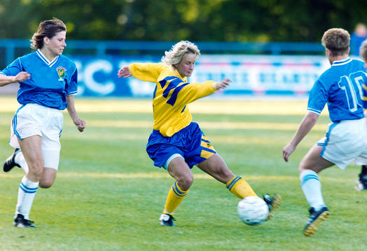 Fotboll, Damer, EM-Kval, Sverige - Lettland, 9-0