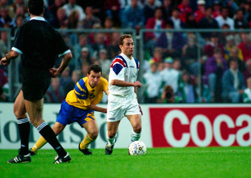 Stefan Rehn och Jean-Pierre Papin, Frankrike
