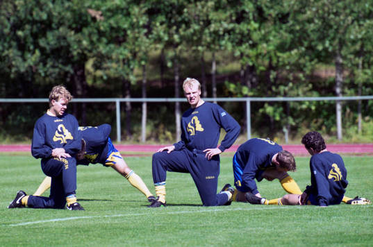 Tomas Brolin och Klas Ingesson