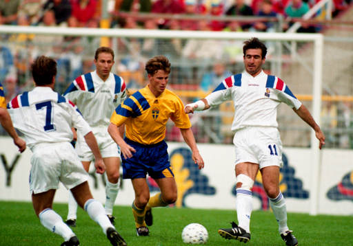 Roger Ljung och Eric Cantona