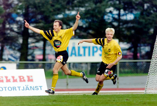 Miguel Toré och Percy Olsson, Hässleholm jublar