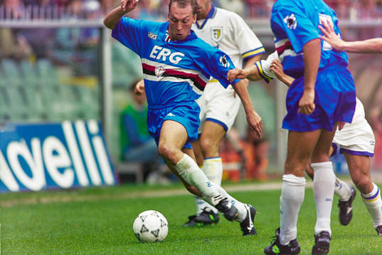 David Platt, Sampdoria med bollen