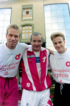 Dan Fröberg, Tord Grip, tränare och Henrik Berger,