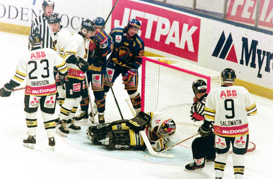Tommy Salo, målvakt i Västerås