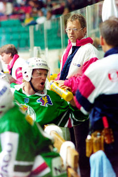 Christer Abrahamsson, tränare i Rögle
