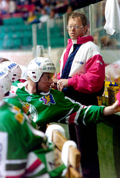 Christer Abrahamsson, tränare i Rögle