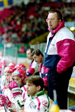 Leif Boork, tränare i Västra Frölunda