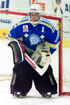 Johan Hedberg, målvakt i Leksand