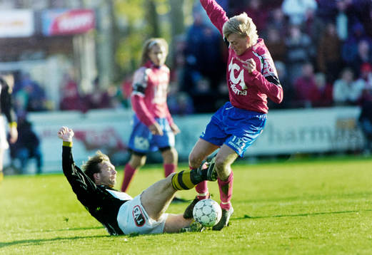 Kim Bergstrand, AIK med dobbarna före mot Jesper Ljung,