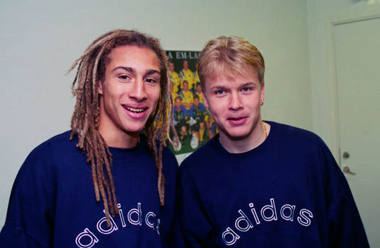 Henrik Larsson och Pär Zetterberg