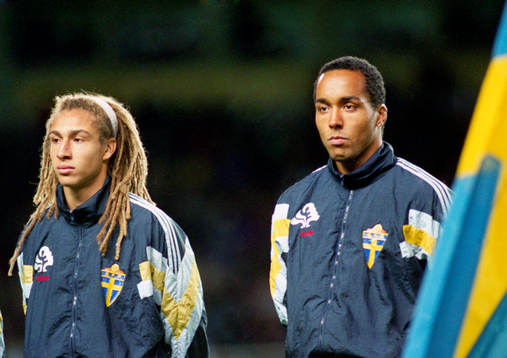 Henrik Larsson och Martin Dahlin