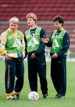 Pär Zetterberg, Stefan Schwarz och Anders Limpar