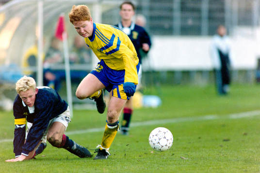 Bläddra bland fler bilder av Fotboll, U18, EM-kval, Sverige - Skottland, 4-2
