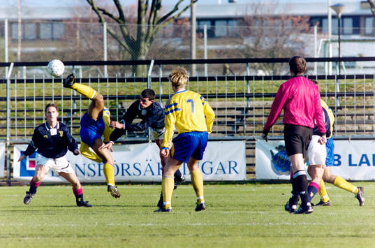 Fotboll, U18, EM-kval, Sverige - Skottland, 4-2