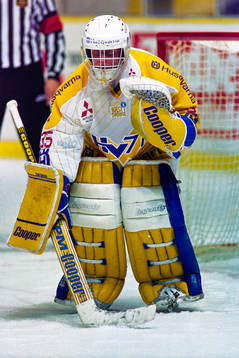 Peter Åslin, målvakt i HV71