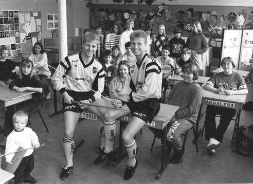 Tvillingar lika som bär, Håkan och Christer Andersson är