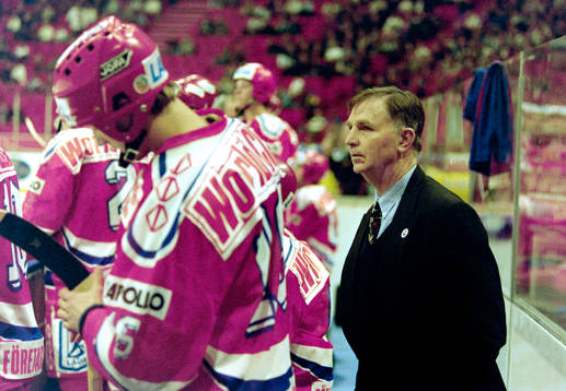 Rysslands förbundskapten Viktor Tichonov