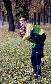 Henrik Larsson och Pär Zetterberg