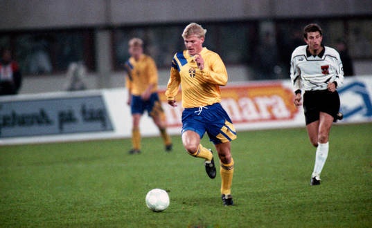 Mats Lilienberg med bollen