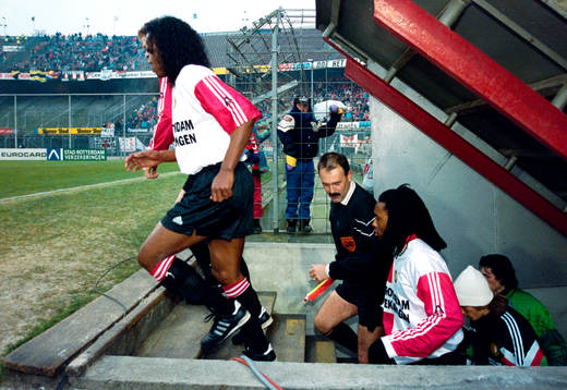 Feyenoord på väg in på planen