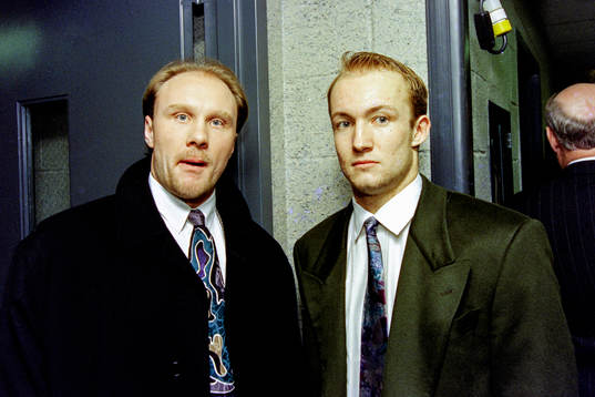Peter Andersson, New York Rangers och Michael Nylander,