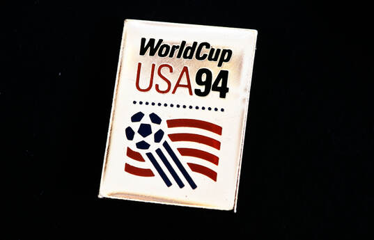 Fotboll, VM USA 1994 VM-logga. Football, World Cup logo for
