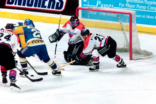 Ishockey, Premier Division, Sheffield Steelers - Fife