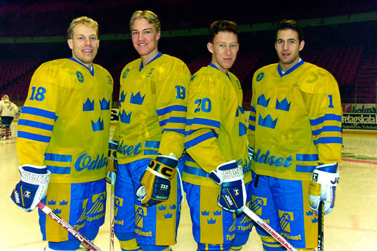 Fr. v Jonas Bergqvist, Kenny Jönsson, Jörgen Jönsson och