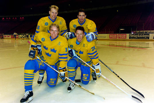 Bakre raden fr. v Jonas Bergqvist och Roger Hansson.