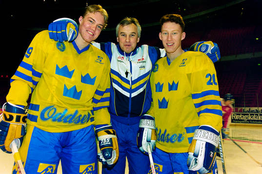 Kenny Jönsson, Curt Lundmark, förbundskapten och Jörgen