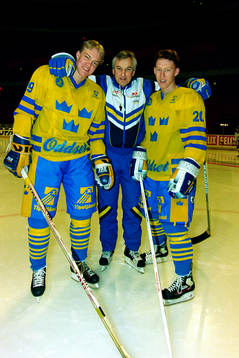 Kenny Jönsson, Curt Lundmark, förbundskapten och Jörgen