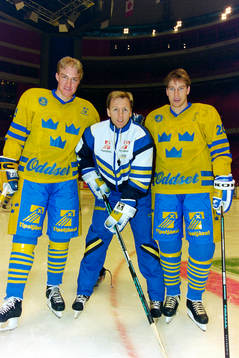 Kenny Jönsson, Tommy Tomth, ass förbundskapten och Peter